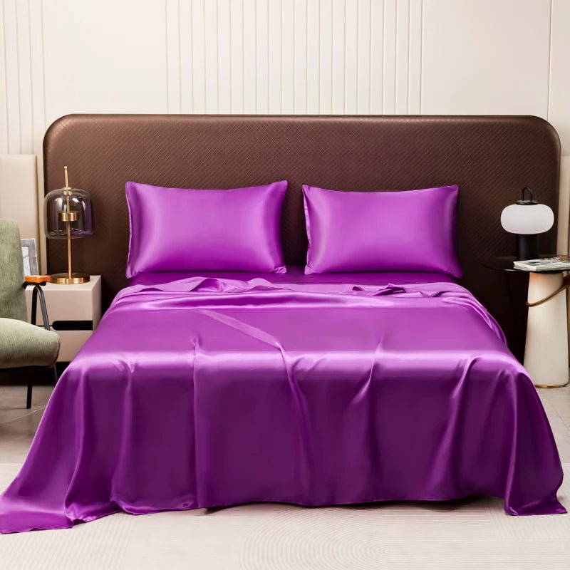COZYSHEEN – Silky-cooling satin bedding set with breathable comfort