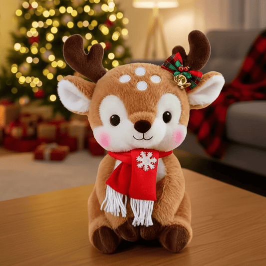 CUDDLESCARF – Charming Christmas plush doll with cartoon design