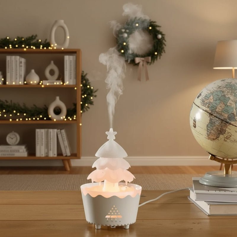 TREEZEN – Christmas Tree Scent Diffuser with Adjustable Mist and LED Light