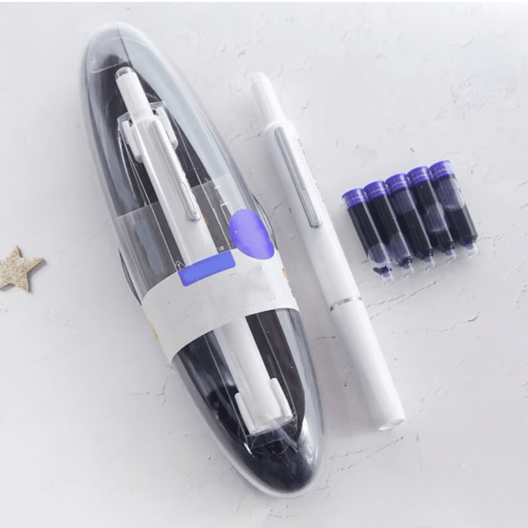 Aurelio Elite Pen | Retractable Luxury Fountain Pen | Smooth Ink Flow | Elegant Writing Instrument & Gift for Professionals