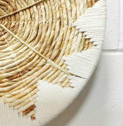 WOVENTRIBE – Handmade wall baskets made of seagrass in tribal style for natural interiors