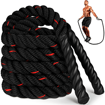 Powerjump - Adjustable weight jump rope for cardio & strength training