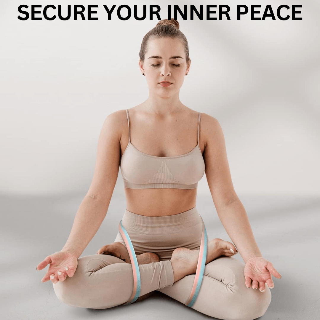 Flexfit Yoga Strap - Adjustable strap for stretching & flexibility