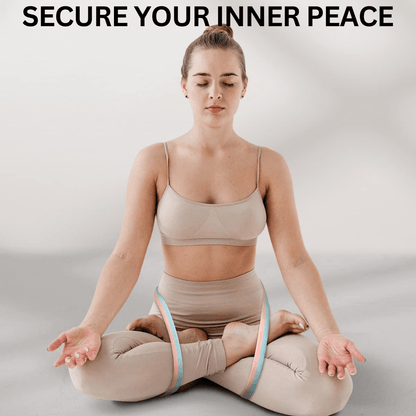 Flexfit Yoga Strap - Adjustable strap for stretching & flexibility