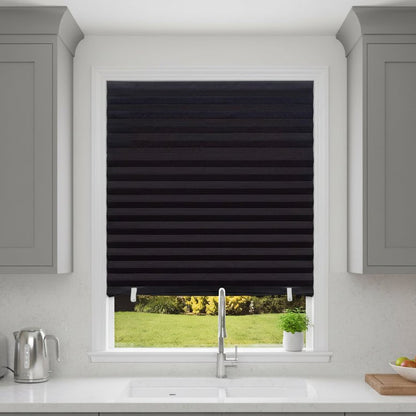 SHADEFLOW – Versatile Self-Adhesive Pleated Window Blinds Made of Nonwoven Fabric