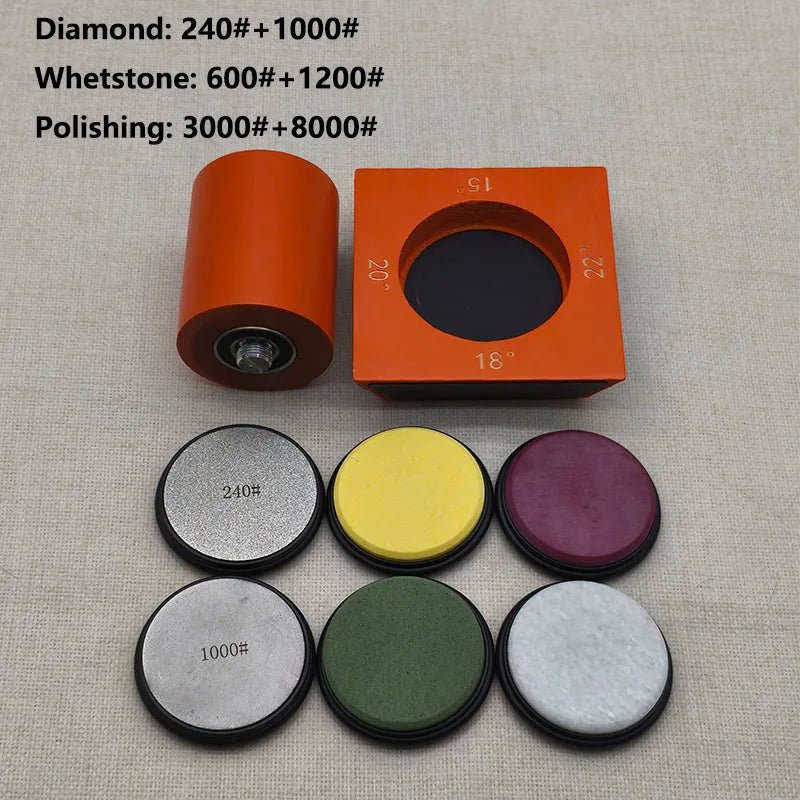 EDGECRAFT – Adjustable Rolling Knife Sharpener with Diamond Grinding Wheel
