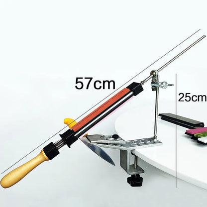 SHARPMECH – Precise manual knife sharpener with adjustable rotatable clamp for all blades