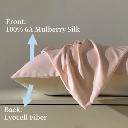 OPULASILK – Pillowcase made of mulberry silk, 25 Momme, luxury cover for hair and skin