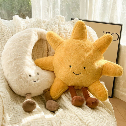 NIMBOSCENE – Sun & Moon Decorative Cushions for Calm Living Scenes