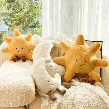 NIMBOSCENE – Sun & Moon Decorative Cushions for Calm Living Scenes