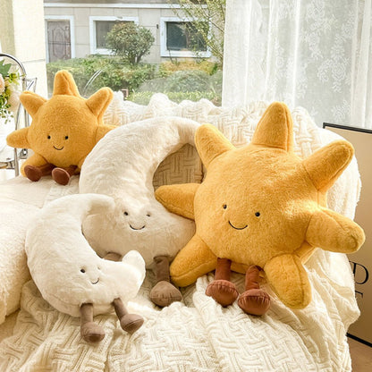 NIMBOSCENE – Sun & Moon Decorative Cushions for Calm Living Scenes