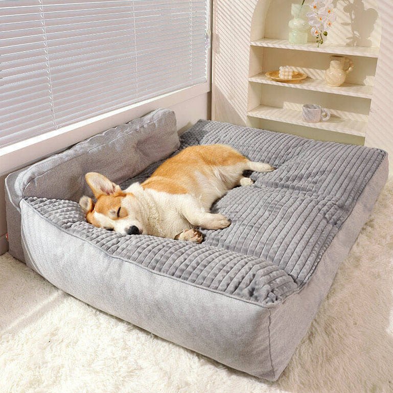 SNUGGYPET – Thickened Large Pet Bed with Stable Non-Slip Design for Daily Rest