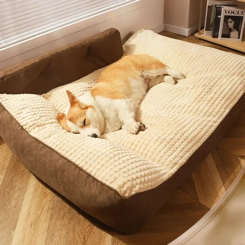 SNUGGYPET – Thickened Large Pet Bed with Stable Non-Slip Design for Daily Rest