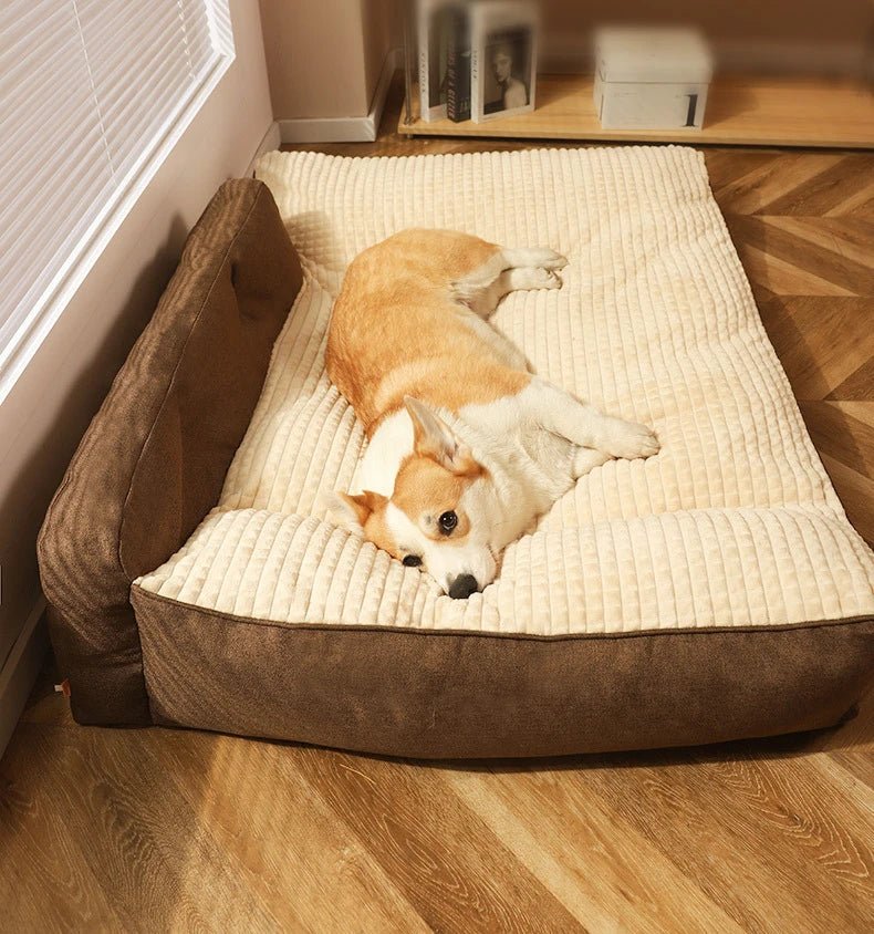 SNUGGYPET – Thickened Large Pet Bed with Stable Non-Slip Design for Daily Rest