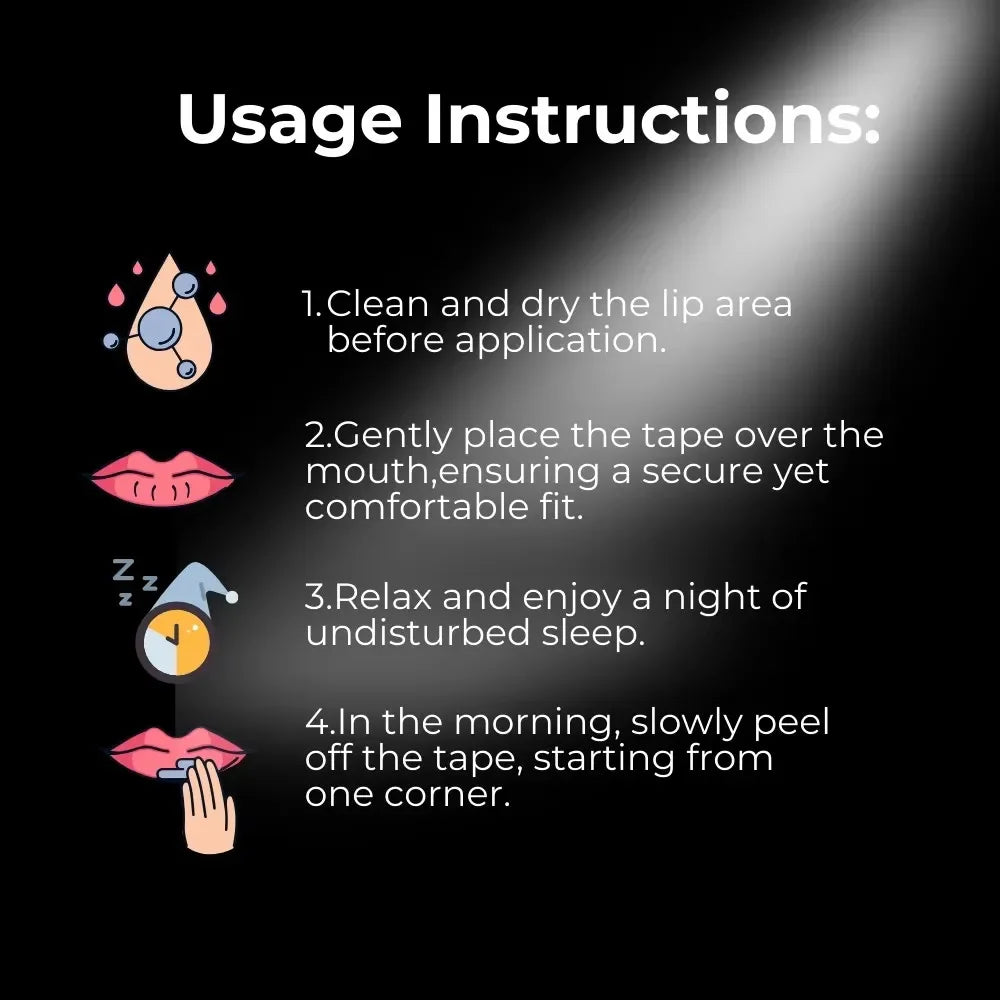 DREAMSTRIP – Gentle Sleep Strip Mouth Patch for Sleep, Anti-Snoring Solution