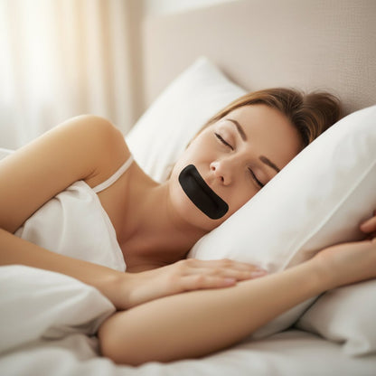 SILENTBREATH – Anti-Snoring Mouth Tape for Sleep, Comfortable Tape to Promote Nasal Breathing