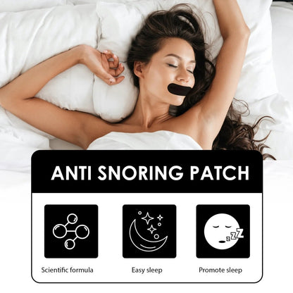 SILENTBREATH – Anti-Snoring Mouth Tape for Sleep, Comfortable Tape to Promote Nasal Breathing