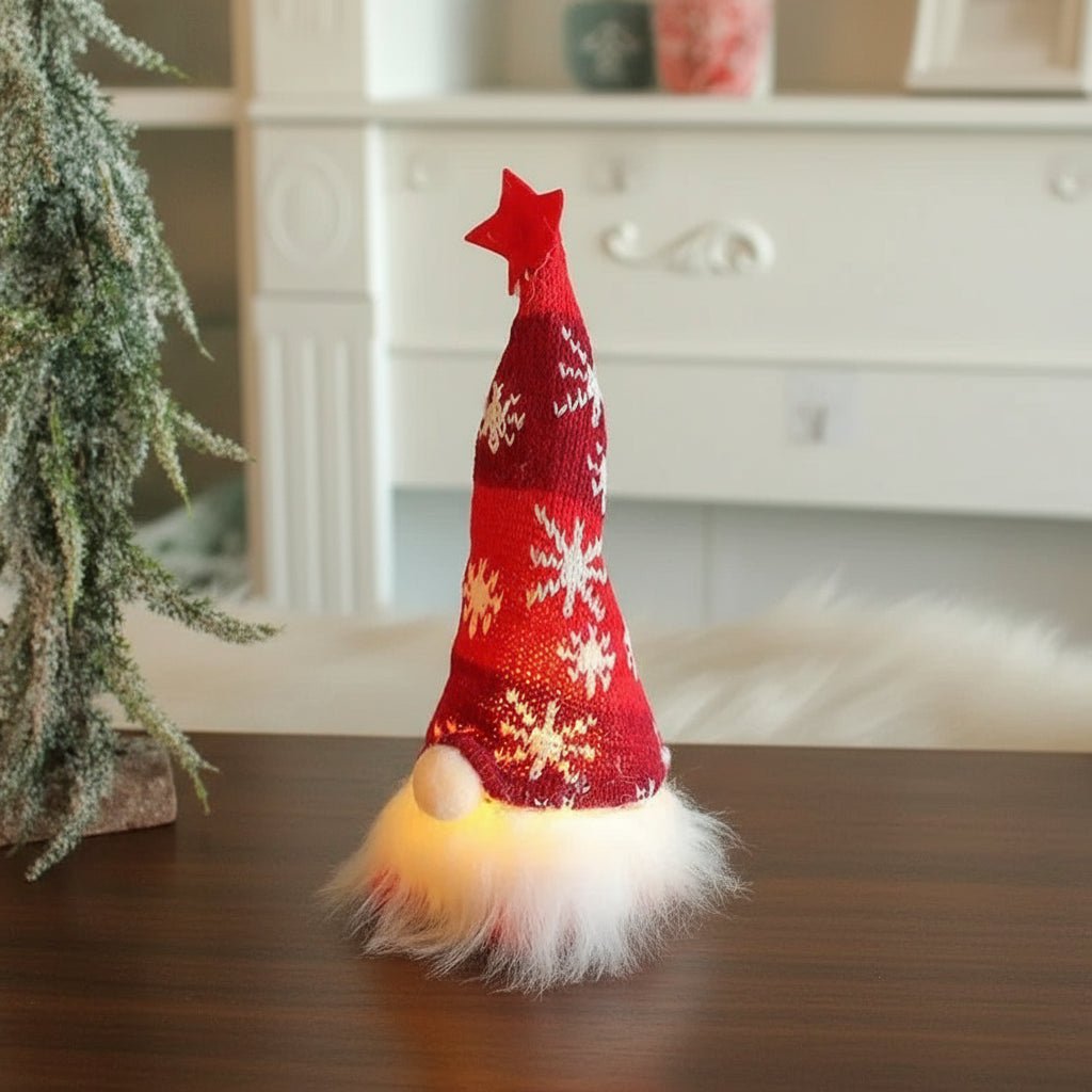 GLIMMERGNOME – Soft Plush Gnome with Gentle LED Lighting