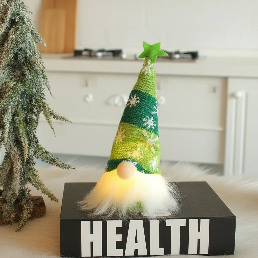 GLIMMERGNOME – Soft Plush Gnome with Gentle LED Lighting