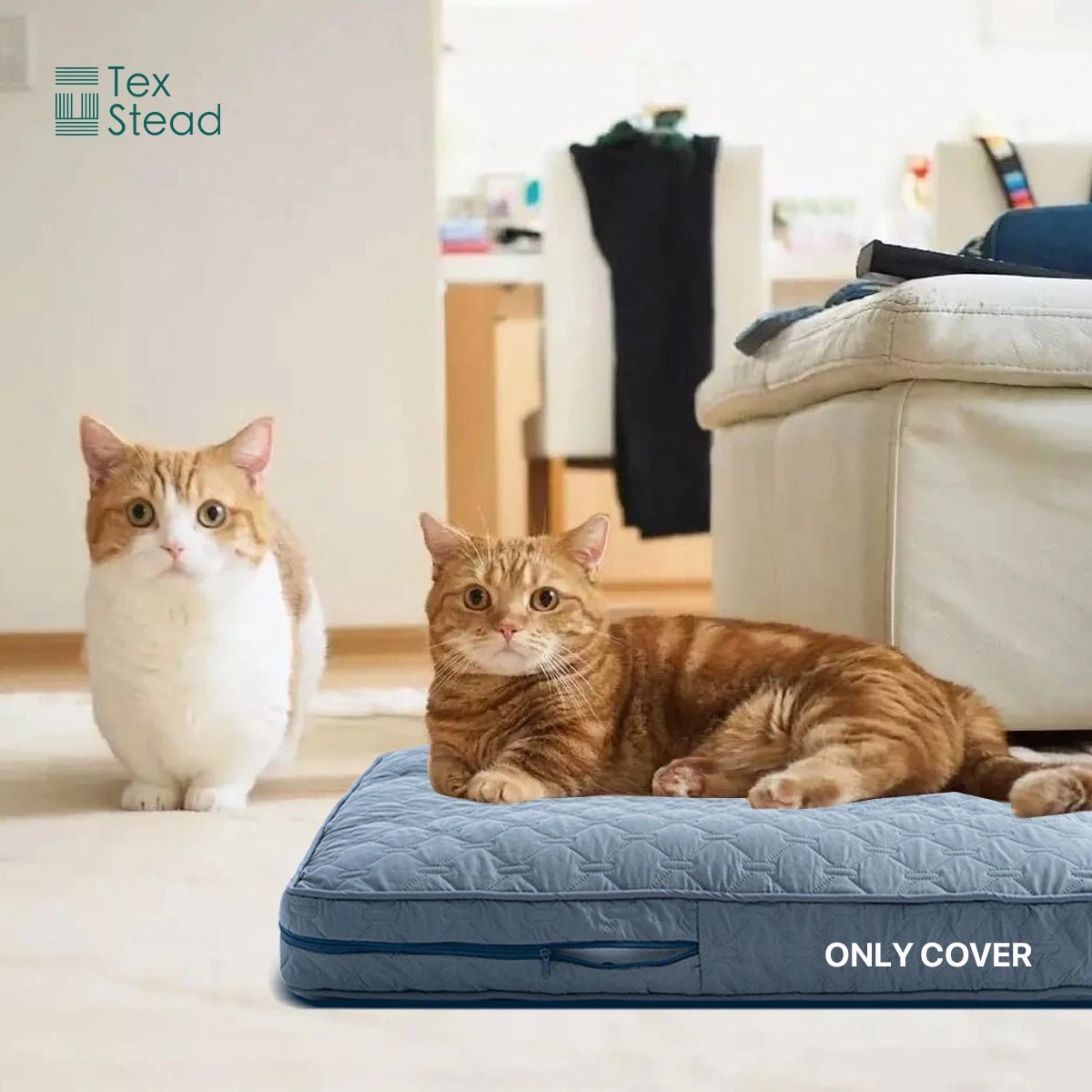 CUDDLETAIL COVER – cozy orthopedic dog bed cover for large dogs