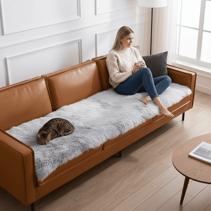 SOFALOUR – Fluffy velvet sofa cover with noble aesthetics
