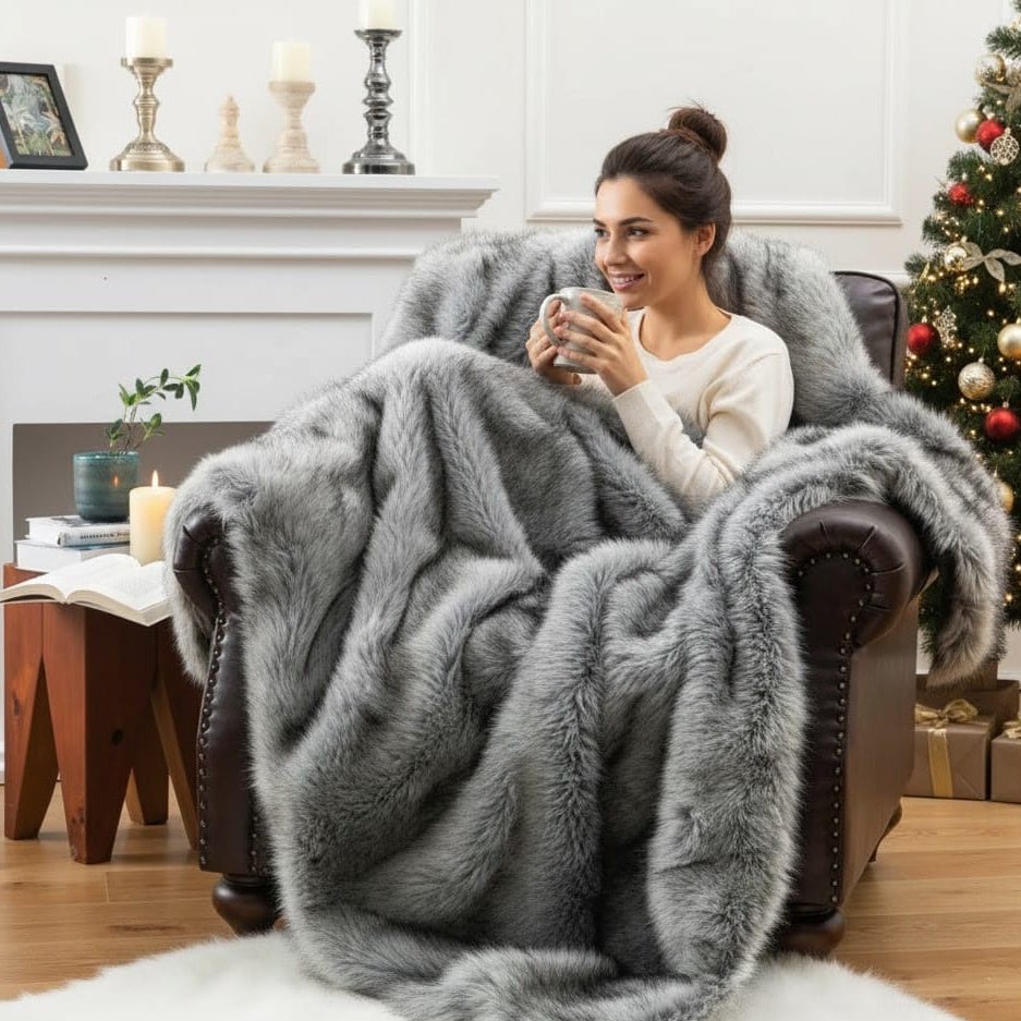 VELVETNEST – Premium soft & warm throw blanket for maximum comfort (135×200 cm)