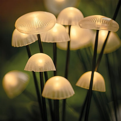 FORESTSHINE – Weather-resistant 10-LED Mushroom Lights Set for Outdoor Areas