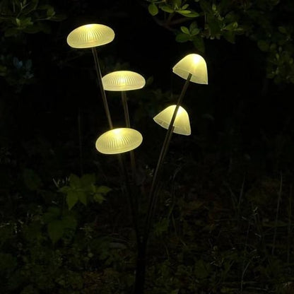 FORESTSHINE – Weather-resistant 10-LED Mushroom Lights Set for Outdoor Areas