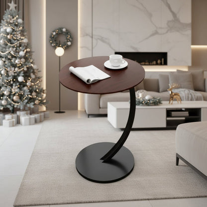 SMALLIX – Compact, reinforced round side table for modern living in small spaces