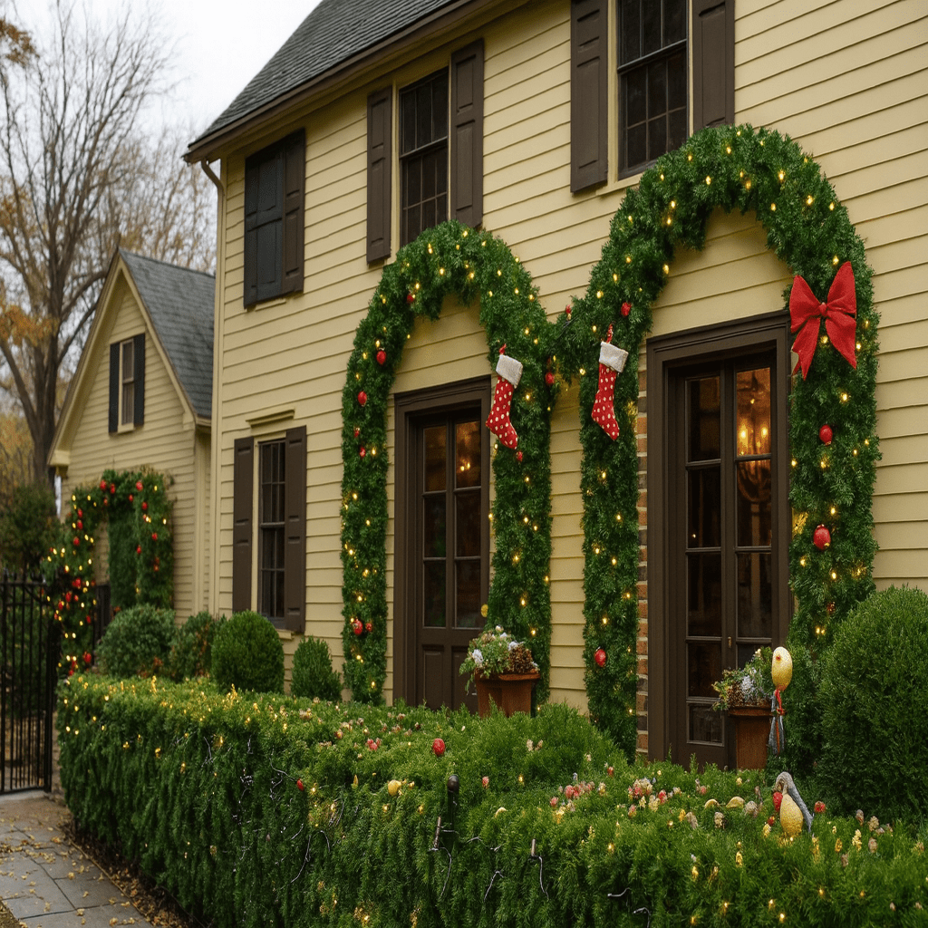 WINTERGREEN Christmas Garland – 2.7 m LED Decoration with Warm White Light