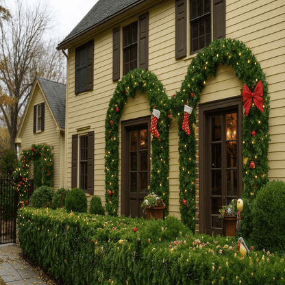 WINTERGREEN Christmas Garland – 2.7 m LED Decoration with Warm White Light