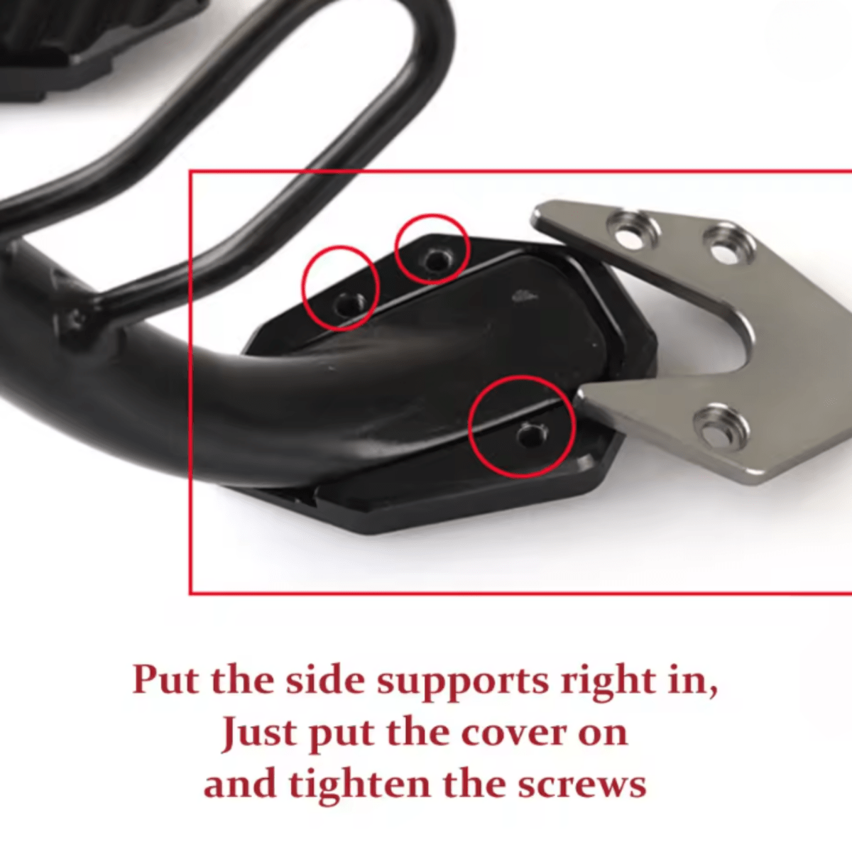 STABILISUPPORT – Anti-Sink Motorcycle Stand Pad for Stable Parking
