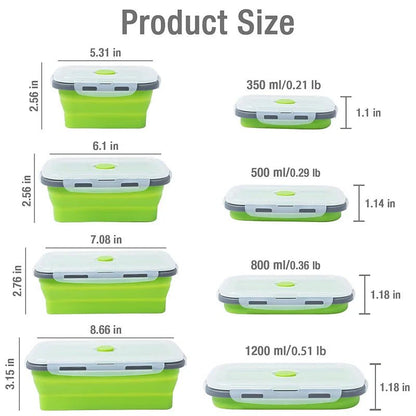 FLEXIBOX PURESTACK – Foldable Silicone Storage Containers
