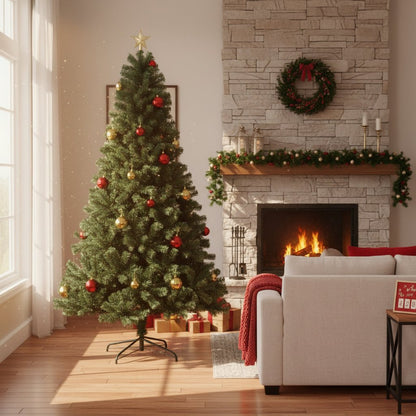 TWINKLEPINE – LED artificial tree with 8 festive light patterns