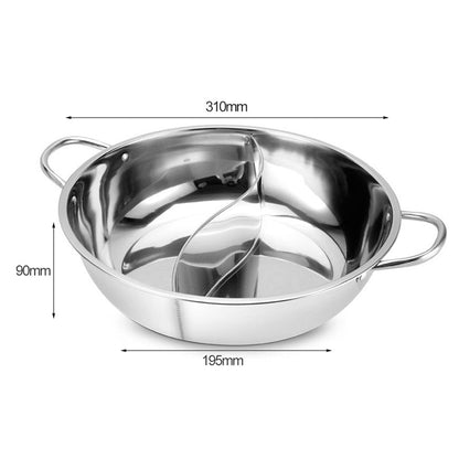 DUOCRAFT – Hot Pot with two chambers for mixed or separate flavors