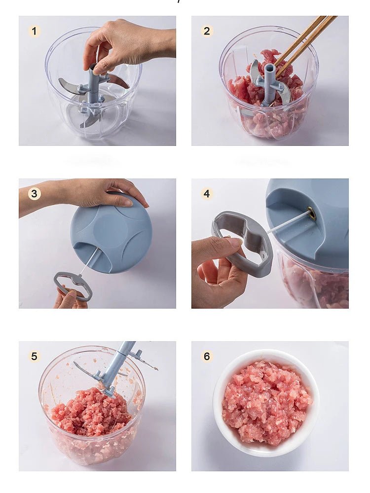 CHEFGRIND – Robust manual meat grinder for home & professional kitchens