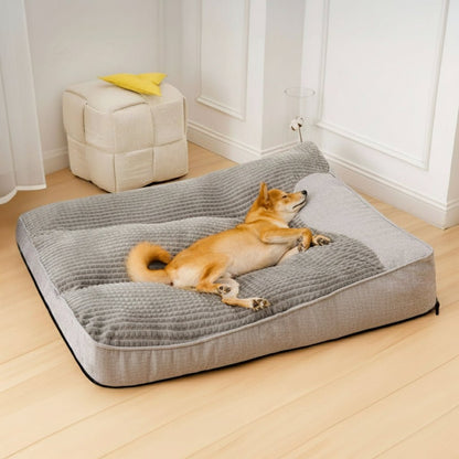 HUGBED – Large scratch-resistant dog bed with orthopedic spinal support