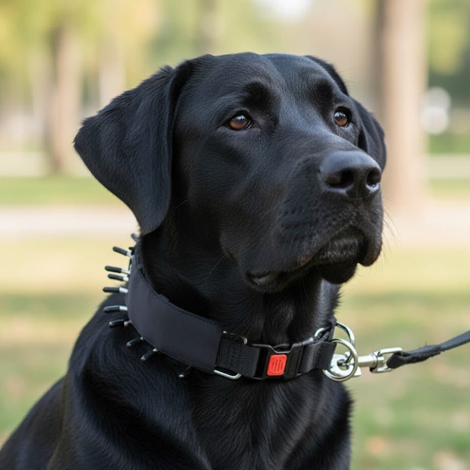 SECURELINK – Dog Training Prong Collar with Robust Steel & Soft Nylon Protection