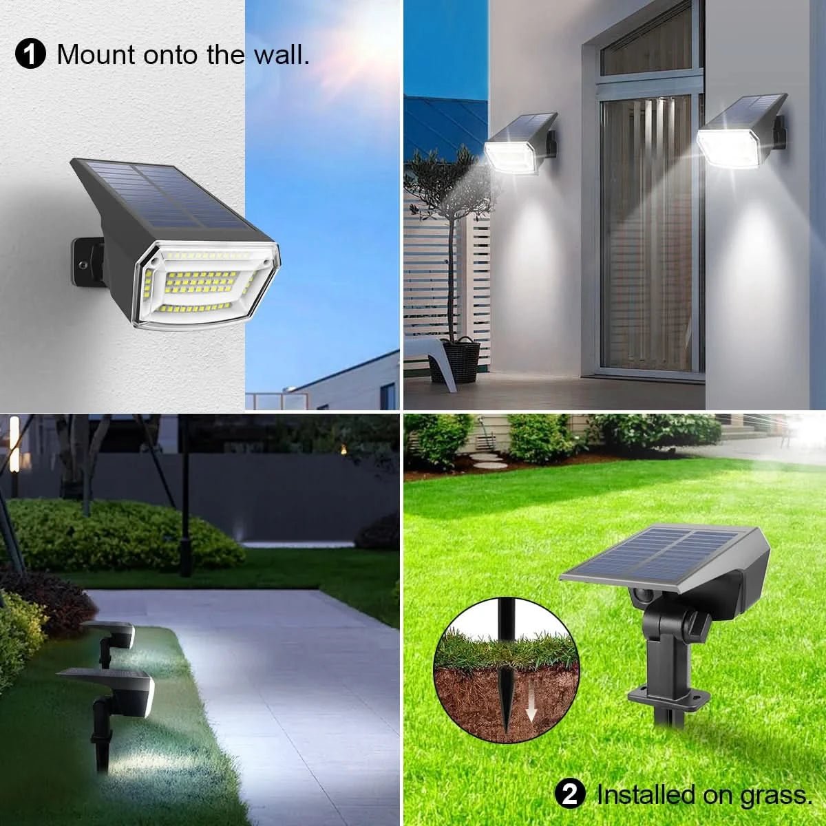 HELLWEG – Solar LED Floodlight with Long-lasting Battery