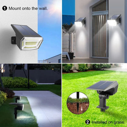 HELLWEG – Solar LED Floodlight with Long-lasting Battery