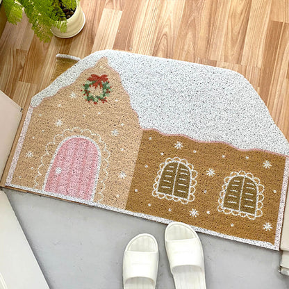 COZYCRUMB – Non-slip solid carpet with gingerbread motifs