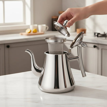 HOTCRAFT – Premium stainless steel kettle with induction function and integrated filter