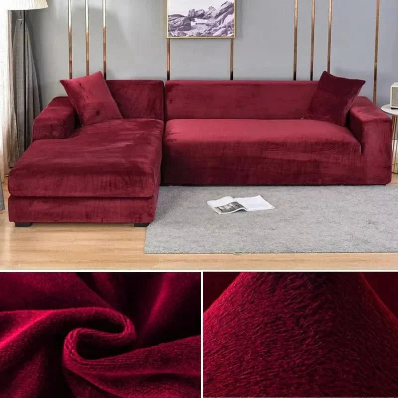 SamtLux sofa cover - Elastic & luxurious for every living room