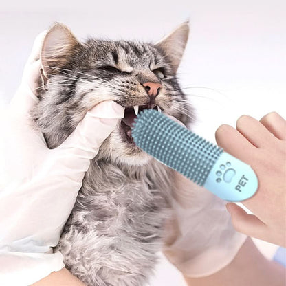 DENTEEZ – 360° Finger Toothbrush for Dogs & Cats
