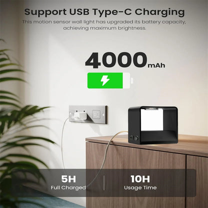 SENSEARC – Wireless LED Wall Light with Motion Sensor & 4000 mAh Battery