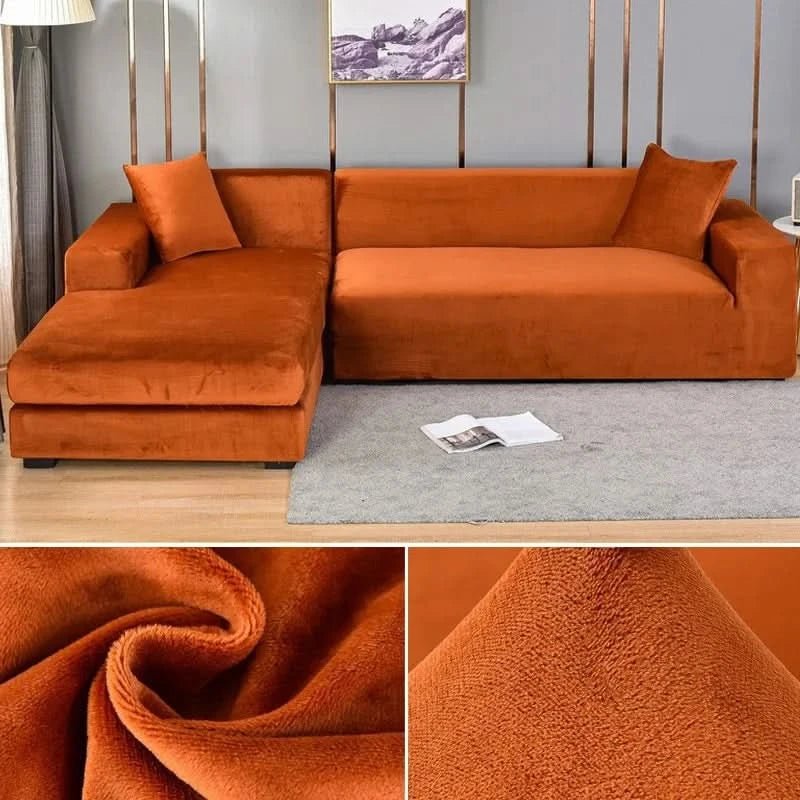 SamtLux sofa cover - Elastic & luxurious for every living room
