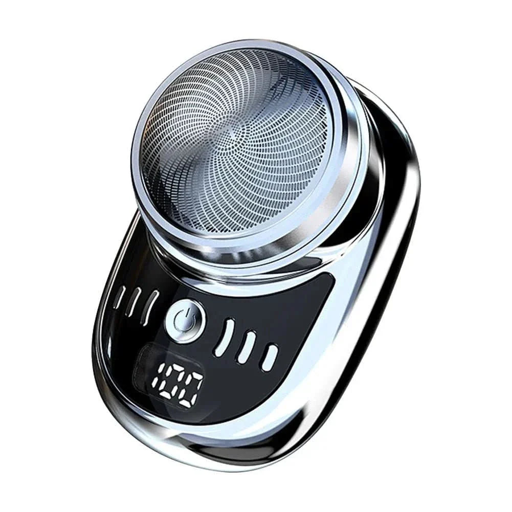 Razorgo Mini Shaver - Compact USB shaver for travelling with digital battery display