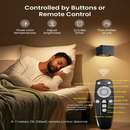 SENSEARC – Wireless LED Wall Light with Motion Sensor & 4000 mAh Battery