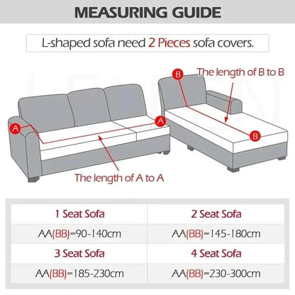 SamtLux sofa cover - Elastic & luxurious for every living room
