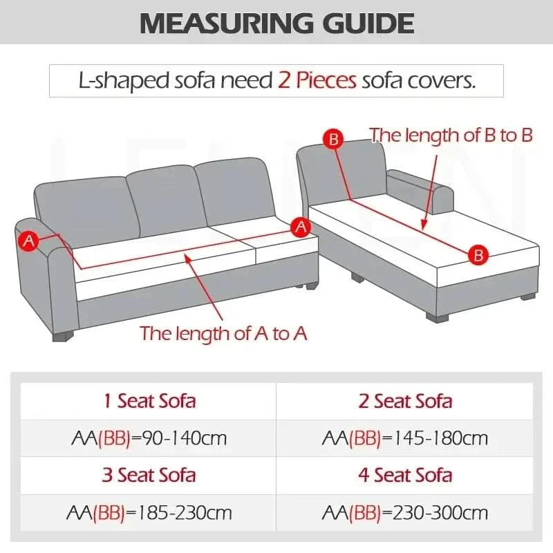 SamtLux sofa cover - Elastic & luxurious for every living room